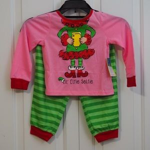 Peas & Carrots Lil’ Elfie Selfie Christmas Pajamas